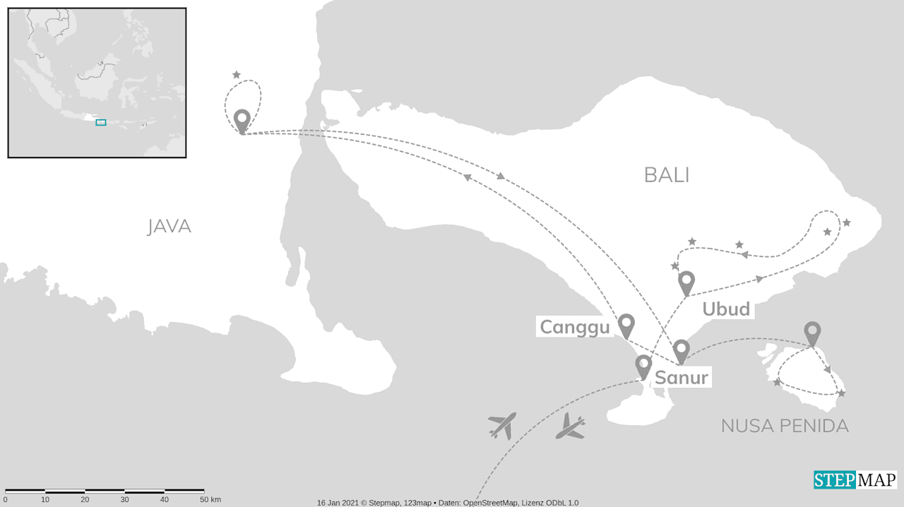 Bali Bucketlist: Inselhopping zum blauen Kratersee