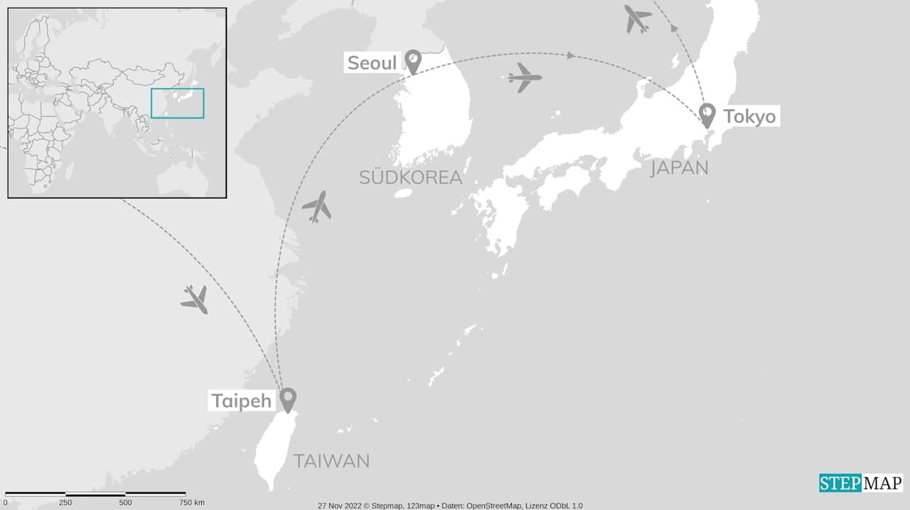 Tokyo, Taipeh & Seoul: Vom Neonlicht zum Tempeltor