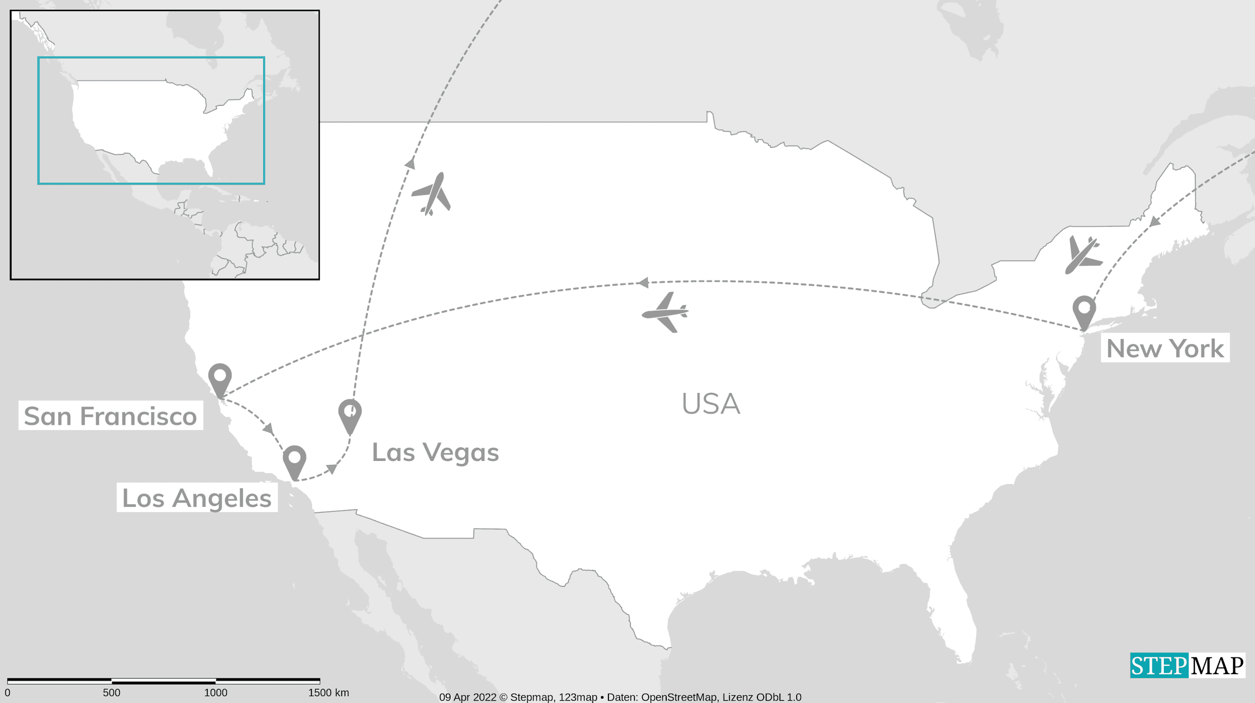 USA City Hopping: From Coast to Coast