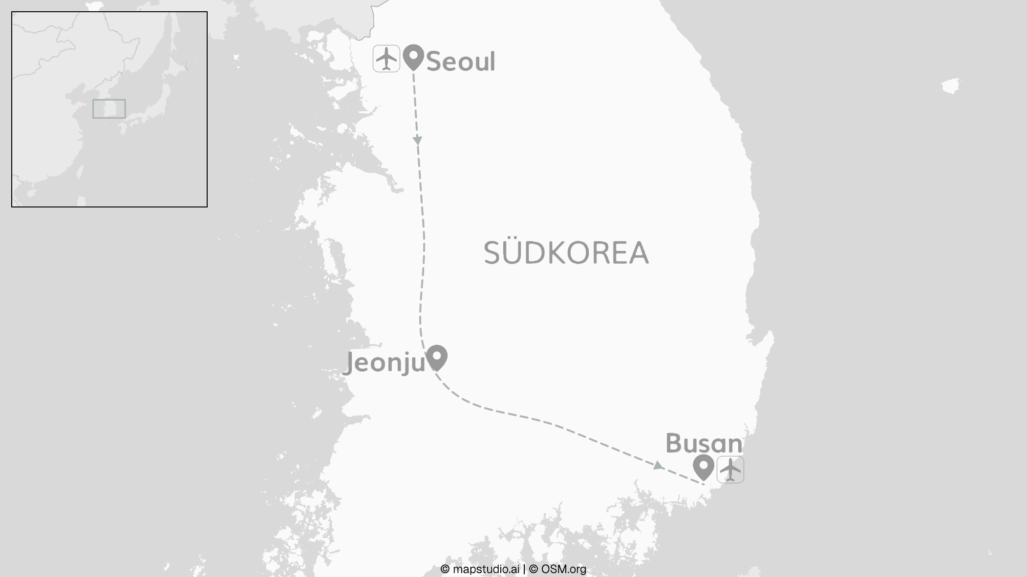 2 for 1 Südkorea: Bibimbap, Beaches & Big City Buzz