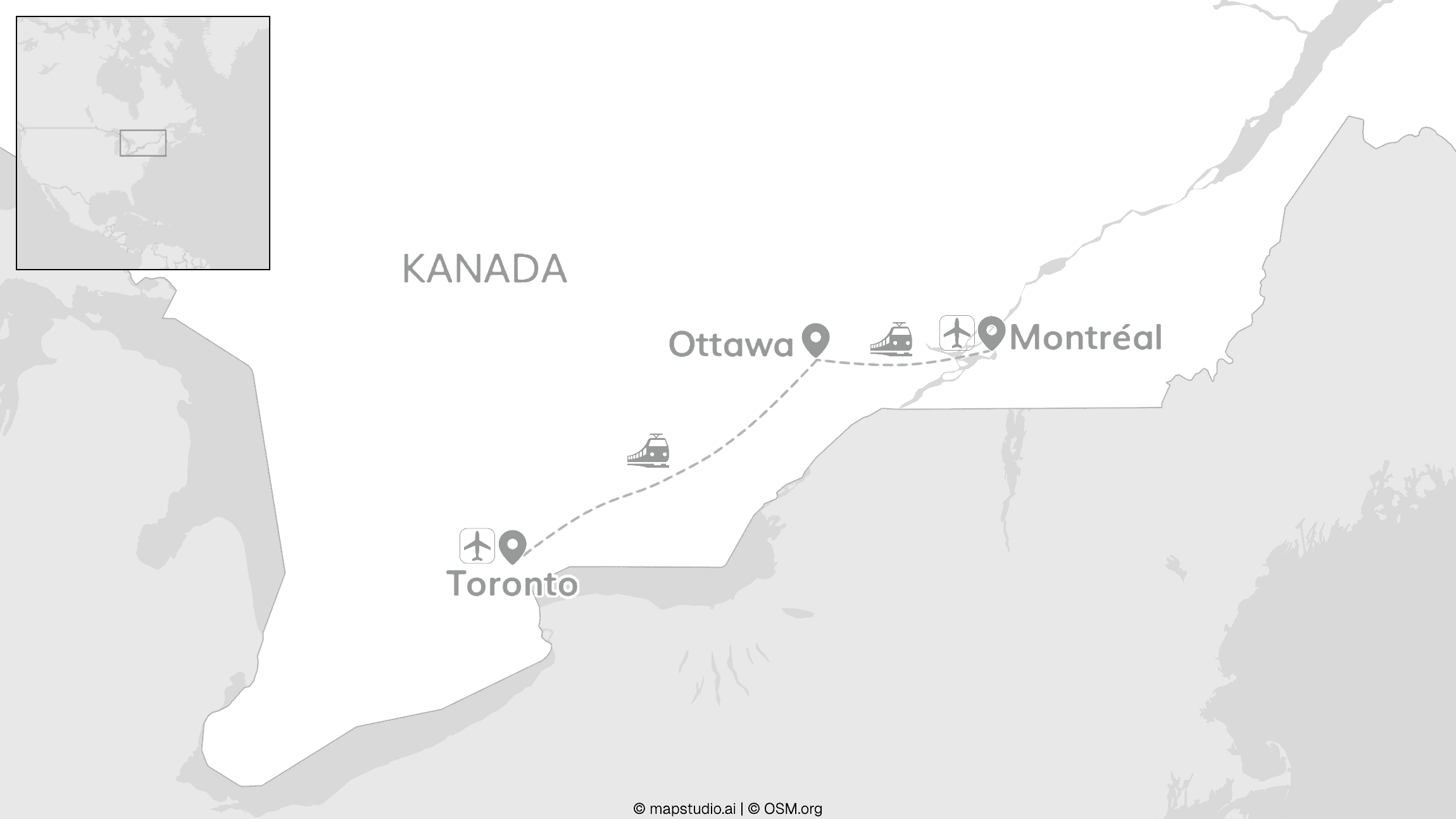 2 for 1 Kanada: Cityhopping von Montréal nach Toronto