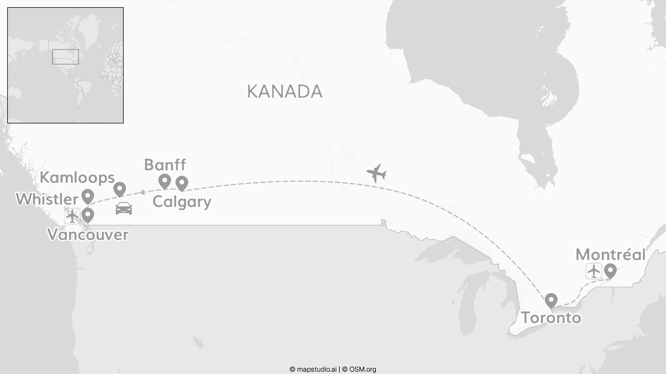 Kanada Winter Roadtrip: Von Niagarafällen zu Nationalparks