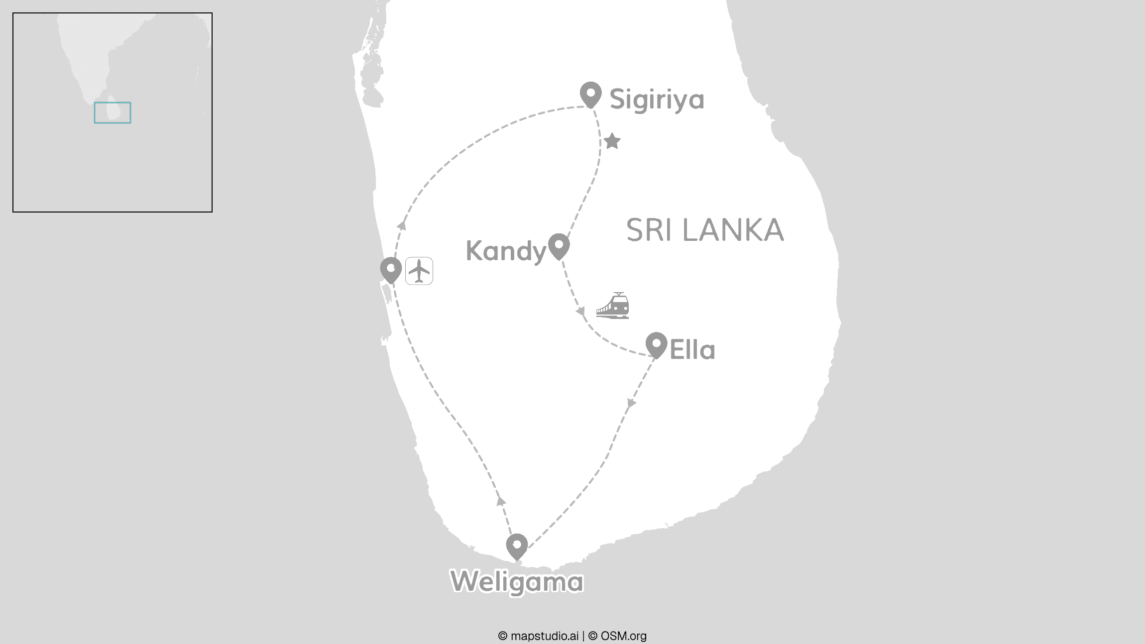 2 for 1 Sri Lanka: Hochland trifft Safari & Surfstrand
